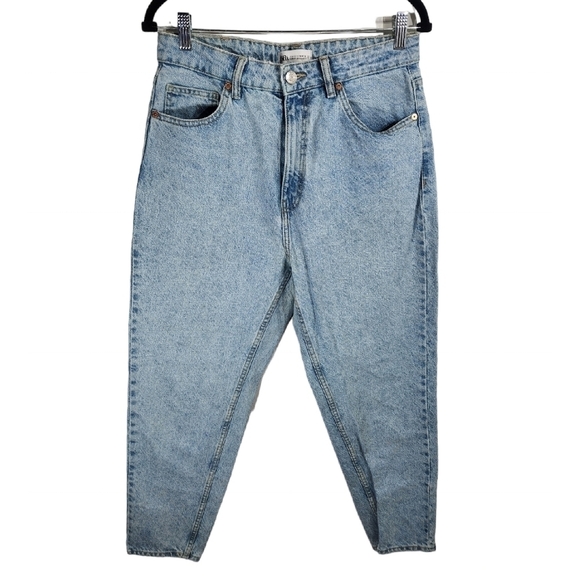 Zara Mom Jeans Womens 10 Light Blue Denim - Picture 1 of 10